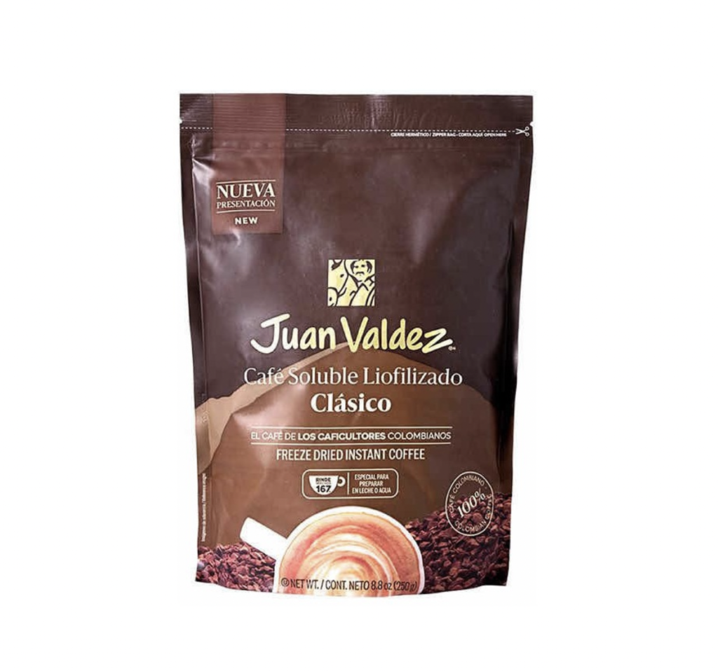 Bolsa Café Soluble Liofilizado Clásico 250g Juan Valdez Agro Newen