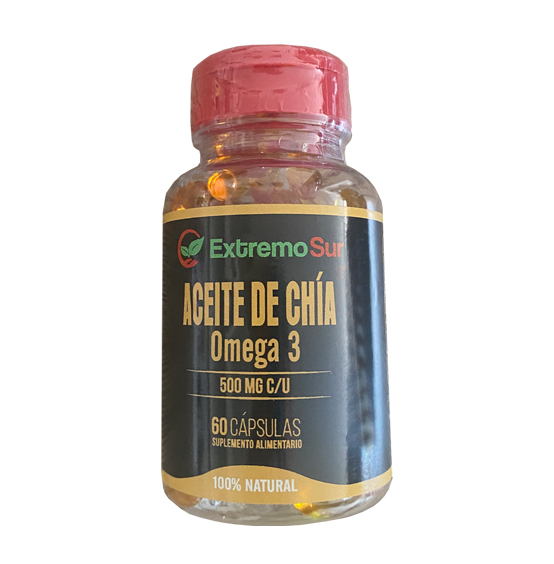 Aceite Chia Omega3 60 C psulas Extremo Sur