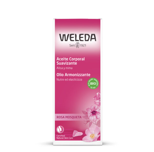 Aceite Corporal Suavizante Rosa Mosqueta 100ml. Weleda