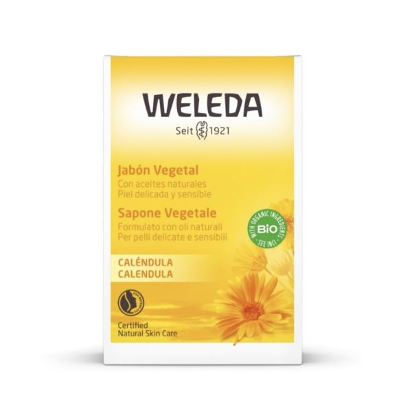 Jabón Vegetal Bebe Piel Delicada y Sensible 100g. Weleda