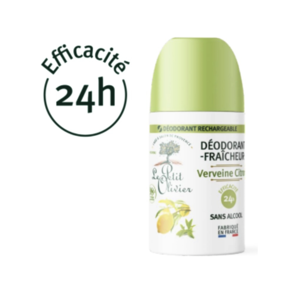 Desodorante Verbena Limón Roll-On Recargable 50ml. Le Petit Olivier