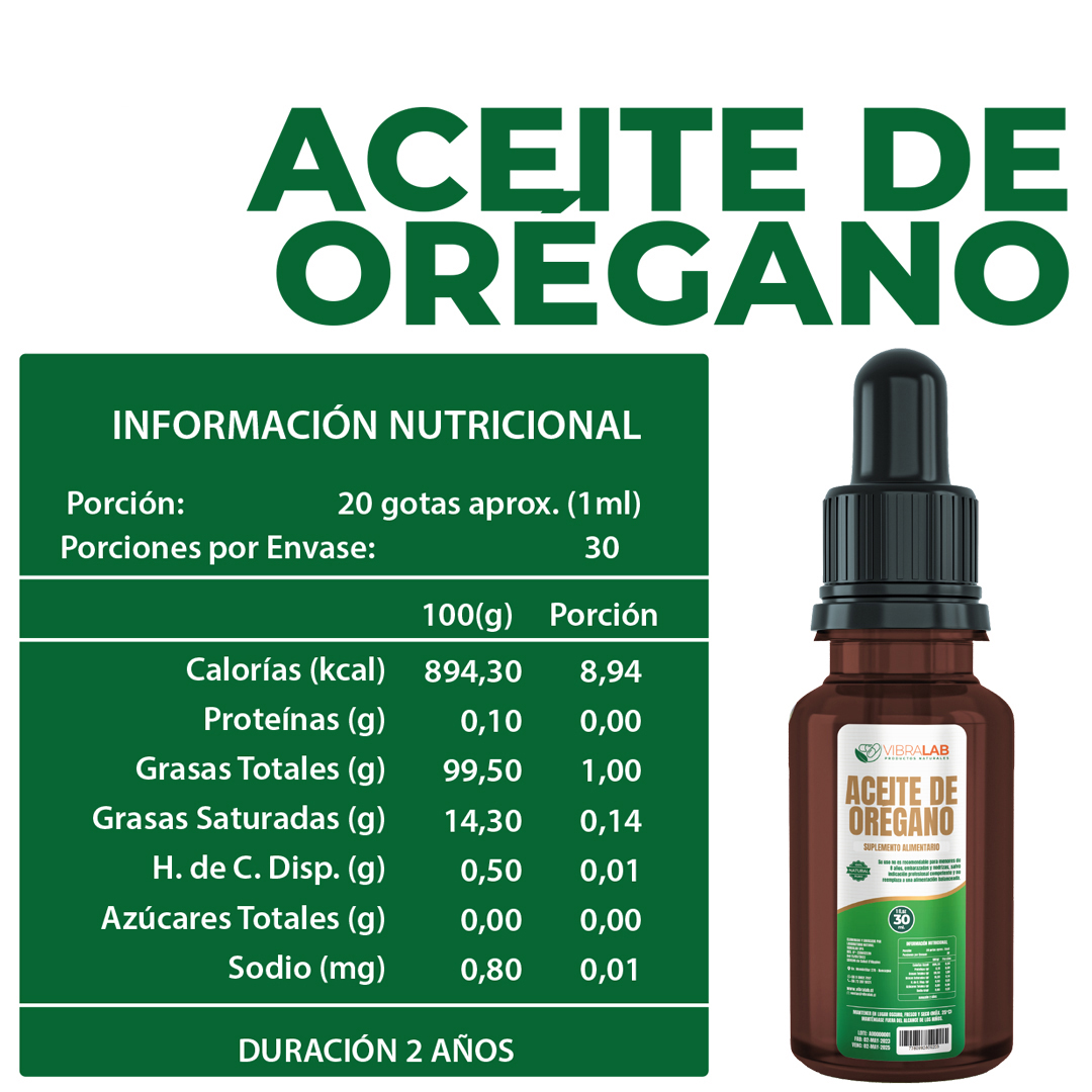 Aceite De Orégano, 30 Ml